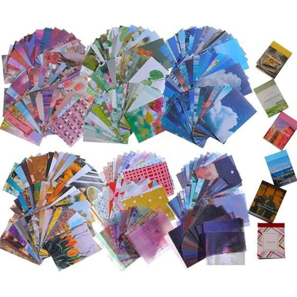 Tenare Washi Sticker Set Scrapbook Paper Journaling Supplies Vintage Craft Lot - Picture 7 of 7